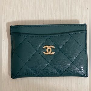 CHANEL classic card holder wallet